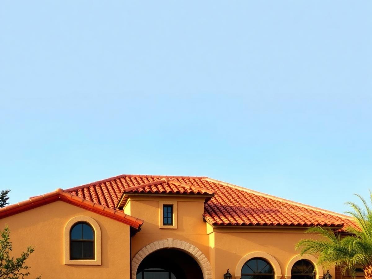 Clay tile roof in Alamo Heights, TX